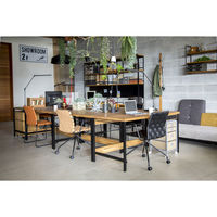 【軒先渡し】関家具 クラッシュプロジェクト yuu ハーパーデスクチェア ブラック 329048 1脚（直送品）