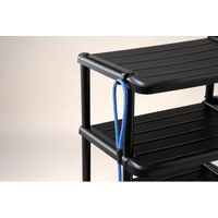 和泉化成 シューズラック5段 シングル BK 3101BK 1個