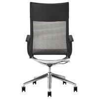 【軒先渡し】関家具 クラッシュプロジェクト NICE オフィスチェア ケフカ ハイバック メッシュ ブラック×シルバー 336182 1脚（直送品）