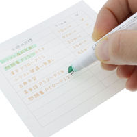 サンスター文具 Ninipie ライトグリーン×ピーチピンク ヘッダー袋入 S4539621 1セット(1本×10)