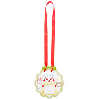 今村紙工 お誕生日カード 小 うさぎ TKS-101 1セット（30組：10組入×3）