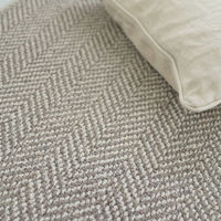 スミノエ コンシェルジュ オーダーラグ ウールスコットヘリンボン 2200×1250mm ベージュ AS-WS202-BE220125 1枚（直送品）