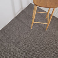 スミノエ コンシェルジュ オーダーラグ ウールスコットヘリンボン 2400×1050mm ブラウン AS-WS203-BR240105 1枚（直送品）