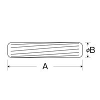 和気産業 木工ダボ Φ6mm×40mm 12本入り ML802 1セット(312個:12個×26セット)（直送品）
