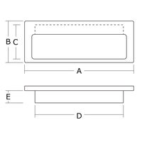 和気産業 デュアル引手 105mm BH1168 1セット(6個)（直送品）