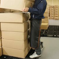 サンベルム 防寒ワンタッチ作業エプロン 約840×680mm L07100 1枚（直送品）