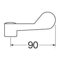 SANEI スイングレバーUB PR233FーLーUB 1セット(6個)（直送品）