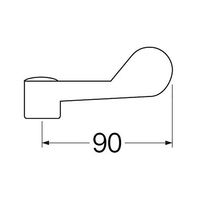 SANEI スイングレバーUP PR233FーLーUP 1セット(6個)（直送品）