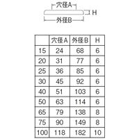 SANEI シーリングプレート PR51ー20 1セット(12個)（直送品）