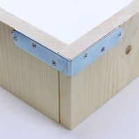 和気産業 ユニクローム金折隅金 90mm BKー037 1セット(34個)（直送品）