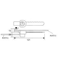 和気産業 スライドロック VA-161 1セット(4個)（直送品）