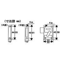 和気産業 ネオラッチ シルバー VA-171 1セット(4個)（直送品）