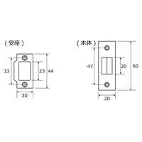 和気産業 ステン三角ゴンベ ダイ VB-053 1セット(8個)（直送品）