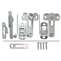 和気産業 ステンプレートラッチ 50mm VC-055 1セット(6個)（直送品）