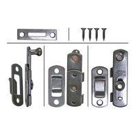 和気産業 ステンプレートラッチ 70mm ブロンズ VC-058 1セット(6個)（直送品）