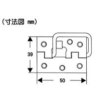 和気産業 ステン丁番掛金 50mm VF-106 1セット(4個)（直送品）