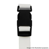 和気産業 樹脂バックル Rー326 黒 25mm 1セット(14個)（直送品）