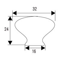 和気産業 セラミックつまみ 白 32mm VG-239 1セット(12個)（直送品）