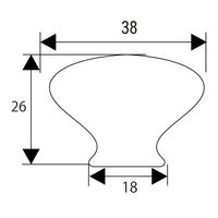 和気産業 セラミックつまみ 白 38mm VG-240 1セット(12個)（直送品）