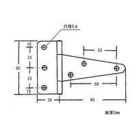 和気産業 エクストラTヒンジ 100mm 2個入 BH-326 1セット(8個:2個×4セット)（直送品）