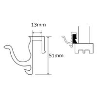 和気産業 ブロンズ枝長押帽子掛 SH-254 1セット(10個)（直送品）