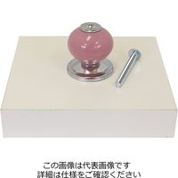 和気産業 セラミックつまみ ピンク 28mm×34mm×19mm IK-157 1セット(12個)（直送品）