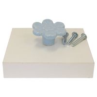 和気産業 セラミックつまみ ブルー 40mm×22mm×15mm IK-172 1セット(8個)（直送品）