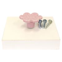 和気産業 セラミックつまみ ピンク 40mm×22mm×15mm IK-171 1セット(8個)（直送品）