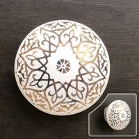 和気産業 セラミックつまみ 幅40mmX奥行き18mm IKー348 IK-348 1セット(8個)（直送品）