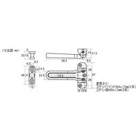 和気産業 ドアガード 標準型 ブロンズ VA-276 1セット(2個)（直送品）