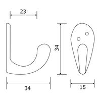 和気産業 バラ カラーコート掛 白 BK-361 1セット(22個)（直送品）