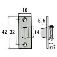 和気産業 ステンレス三角ゴンベ 袋入 小 横16.5mm×縦42mm BH-640 1セット(10個)（直送品）