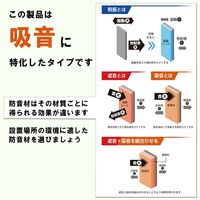 和気産業 吸音パット 25x300x300mm WSD005 1セット(4枚)（直送品）