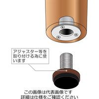 和気産業 M10ネジ用 受座 φ25mm ADJ-30 1セット(24個)（直送品）