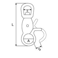 和気産業 ステンレバースナップ 60mm BK-799 1セット(4個)（直送品）