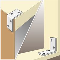 和気産業 ユニクロワイド隅金 横60mmX縦60mmX幅32mm BK-831 1セット(12個)（直送品）