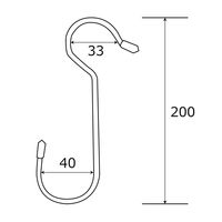 和気産業 カラーSカン ロング 白 33mmX40mmX200mm SS055 1セット(26本)（直送品）
