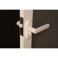 和気産業 浴室用樹脂レバー錠 間仕切錠 FU32AP42AWHBS32 1セット（直送品）