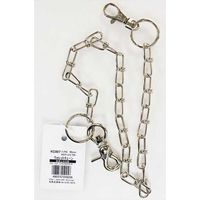 和気産業 ウォレットチェーン Wスナップビクター KC007 1セット(6個)（直送品）