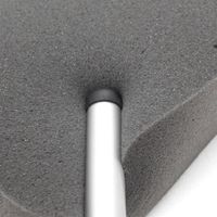 和気産業 低反発ウレタンフォー 厚み30mmX縦100mmX横100mm PUF-04 1セット(12枚)（直送品）