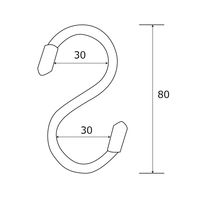 和気産業 カラーSカン 白 30mmX30mmX80mm 3本 SS009 1セット(48本:3本×16袋)（直送品）