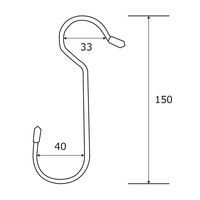 和気産業 ステンSカン ロング 33mmX40mmX150mm SS201 1セット(22本)（直送品）