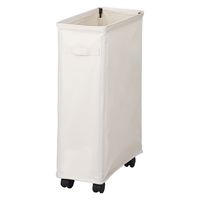 パール金属 ランドリーバスケット 34L ベージュ N-7892 1個