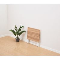 パール金属 フォールディングテーブル ロー ナチュラル N-7929 1個（直送品）