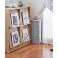 パール金属 タイル調 折りたたみ収納BOX 55L グレー N-7869 1個（直送品）