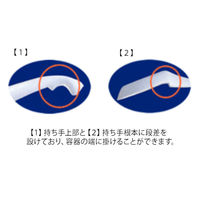 アサヒ徳島 テイクアウト用レンゲスプーン 140mm バラ　3000枚(100枚×30) 186930（直送品）