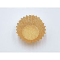 木村アルミ箔 紙ケース 耐油紙キャメルケース 6F 500枚入【weeco】 10点 652474 1セット(10点入)（直送品）