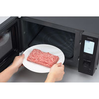 センサー付フラット電子レンジ DR-F282B 1台 ツインバード（直送品）