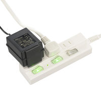 オーム電機 3口1m節電タップ雷ガード付22 00-1568 1個