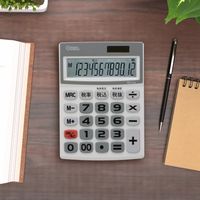 オーム電機 12桁大画面電卓114 07-8879 1個